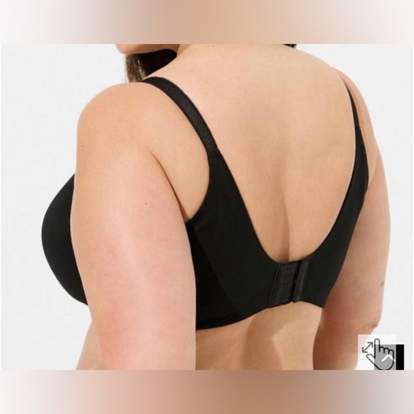 #262 - NWT Torrid Black T-shirt 360 Smoothing Full Coverage Balconette Bra, 36H - Picture 3 of 10